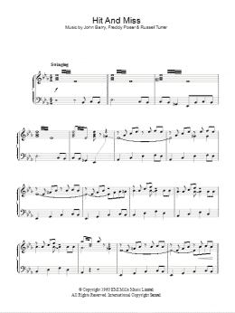 page one of Hit And Miss (Piano Solo)