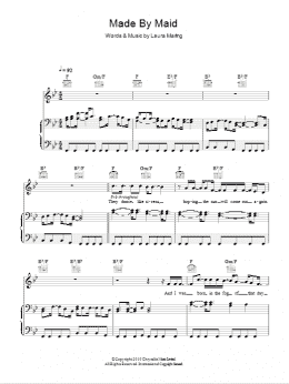 page one of Made By Maid (Piano, Vocal & Guitar Chords)