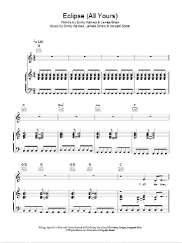 page one of Eclipse (All Yours) (Piano, Vocal & Guitar Chords)