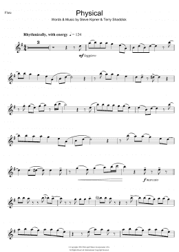 page one of Physical (Flute Solo)