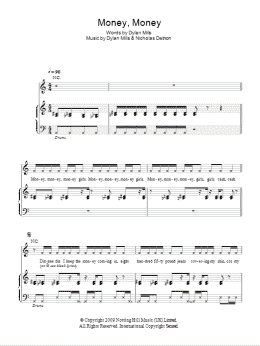 page one of Money, Money (Piano, Vocal & Guitar Chords)