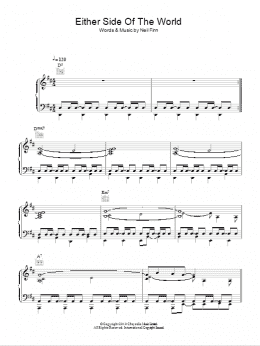 page one of Either Side Of The World (Piano, Vocal & Guitar Chords)