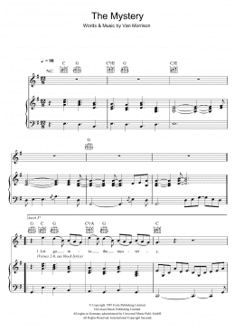 page one of The Mystery (Piano, Vocal & Guitar Chords)