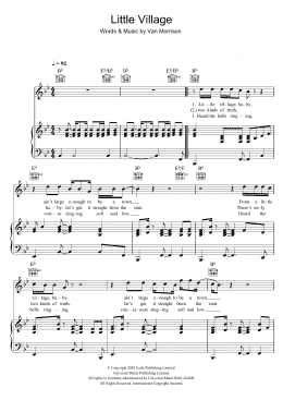 page one of Little Village (Piano, Vocal & Guitar Chords)