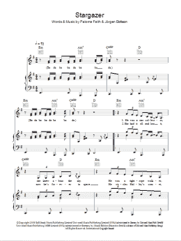 page one of Stargazer (Piano, Vocal & Guitar Chords)