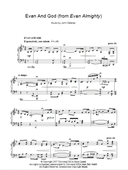 page one of Evan And God (Piano Solo)
