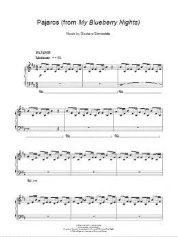 page one of Pajaros (Piano Solo)