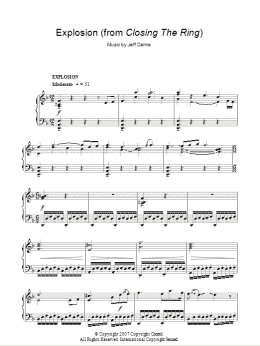 page one of Explosion (Piano Solo)