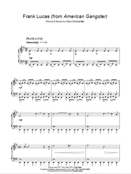 page one of Frank Lucas (Piano Solo)