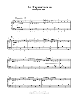 page one of The Chrysanthemum (Easy Piano)