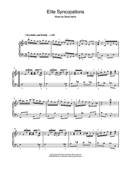 page one of Elite Syncopations (Easy Piano)