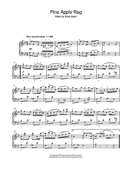 page one of Pineapple Rag (Easy Piano)