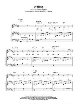 page one of Waiting (Piano, Vocal & Guitar Chords)