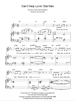 page one of Can't Help Lovin' Dat Man (Piano, Vocal & Guitar Chords)