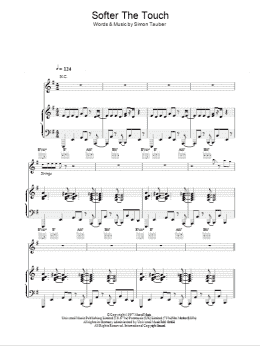 page one of Softer The Touch (Piano, Vocal & Guitar Chords)