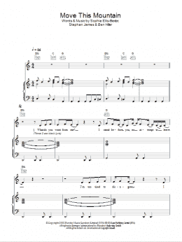 page one of Move This Mountain (Piano, Vocal & Guitar Chords)