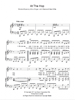 page one of At The Hop (Piano, Vocal & Guitar Chords)