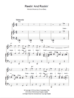 page one of Reelin' And Rockin' (Piano, Vocal & Guitar Chords)