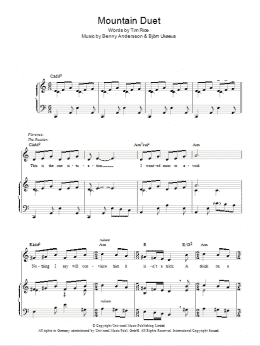 page one of Mountain Duet (Piano, Vocal & Guitar Chords)