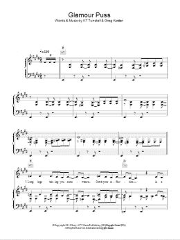 page one of Glamour Puss (Piano, Vocal & Guitar Chords)
