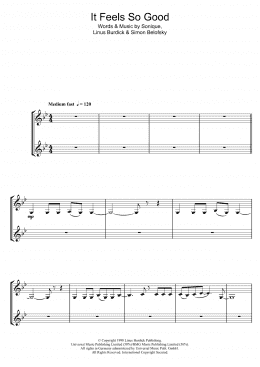 page one of It Feels So Good (Clarinet Duet) (Clarinet Duet)