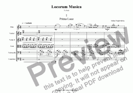 page one of Locorum Musica - mvt.1