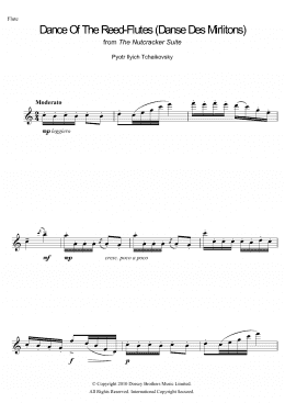 page one of Dance Of The Reed Flutes (from The Nutcracker Suite) (Flute Solo)