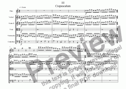 page one of Locorum Musica - mvt.3