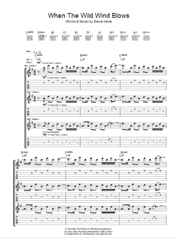 page one of When The Wild Wind Blows (Guitar Tab)