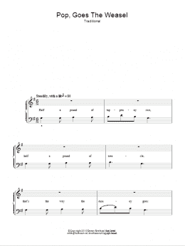 page one of Pop Goes The Weasel (Easy Piano)