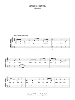 page one of Bobby Shafto (Easy Piano)