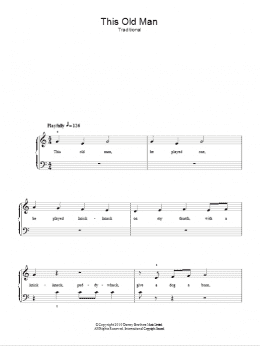 page one of This Old Man (Easy Piano)