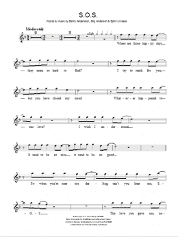page one of S.O.S. (Flute Solo)