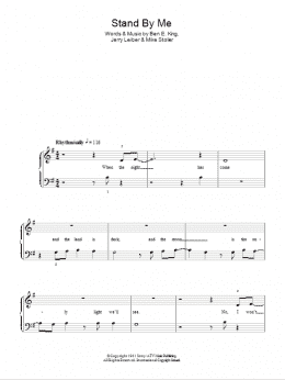 page one of Stand By Me (Easy Piano)