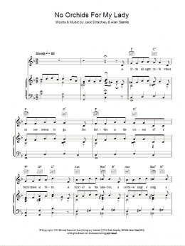 page one of No Orchids For My Lady (Piano, Vocal & Guitar Chords)