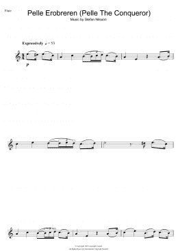page one of Pelle The Conqueror (Pelle Erobreren) (Flute Solo)