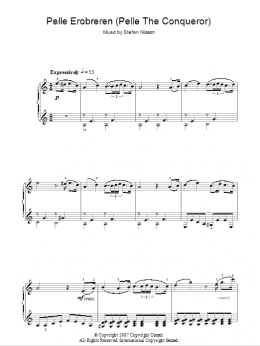 page one of Pelle The Conqueror (Pelle Erobreren) (Piano Solo)