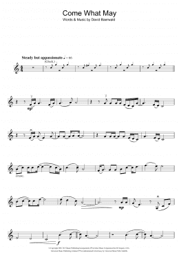 page one of Come What May (from Moulin Rouge) (Violin Solo)
