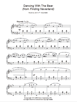 page one of Dancing With The Bear (Piano Solo)