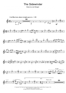 page one of The Sidewinder (Trumpet Solo)