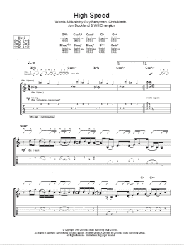 page one of High Speed (Guitar Tab)
