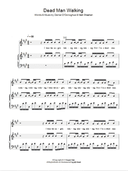 page one of Dead Man Walking (Piano, Vocal & Guitar Chords)