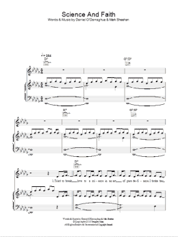 page one of Science And Faith (Piano, Vocal & Guitar Chords)