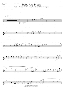 page one of Bend And Break (Flute Solo)