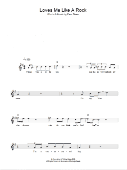 page one of Loves Me Like A Rock (Keyboard (Abridged))