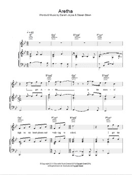 page one of Aretha (Piano, Vocal & Guitar Chords)