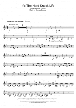 page one of It's The Hard-Knock Life (from Annie) (Violin Solo)