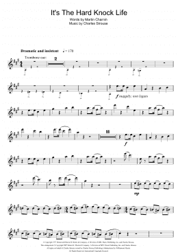 page one of It's The Hard-Knock Life (from Annie) (Tenor Sax Solo)