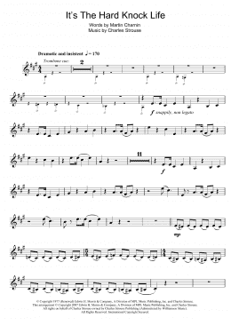 page one of It's The Hard-Knock Life (from Annie) (Trumpet Solo)