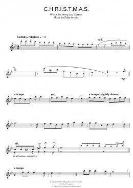 page one of C-H-R-I-S-T-M-A-S (Flute Solo)